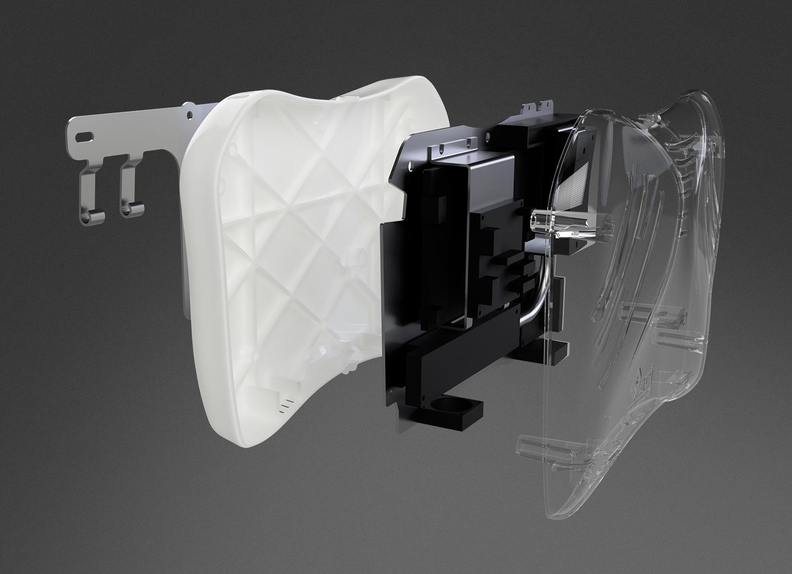 Vac cast twin enclosures